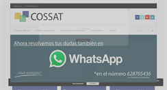 Desktop Screenshot of cossat.com