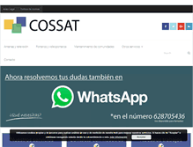 Tablet Screenshot of cossat.com